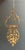 This beautiful, large lantern is made of gilded iron with foliage decoration. It is an Italian creation signed by Palladio...