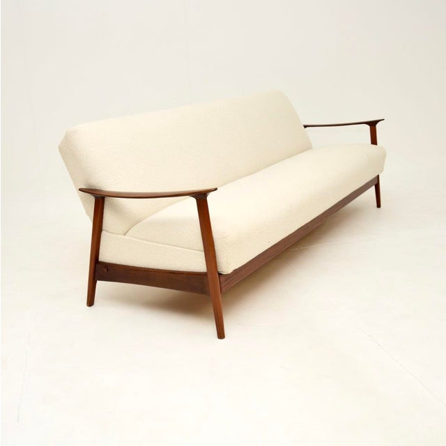 Vintage Danish Afromosia Sofabed, 1960s For Sale - Image 4 of 13
