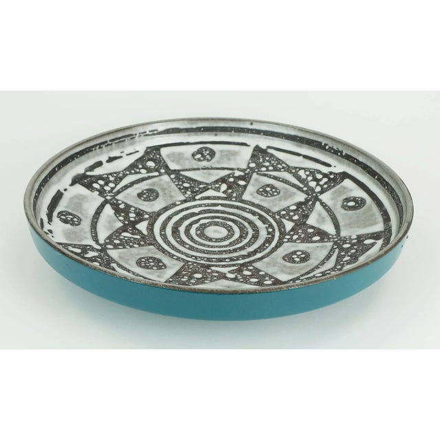 Large Mid-Century Grey and Brown Glazed Ceramic No. 1075-31 Ankara Bowl from Carstens Tönnieshof, 1960s For Sale - Image 11 of 11