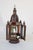 Mid 20th Century Handcrafted Moroccan Tole and Glass Lantern, Moorish Style, 1960 For Sale - Image 5 of 17
