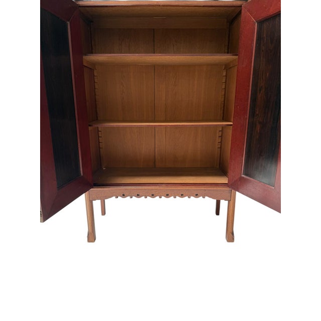 Arts and Crafts Cupboard by Kees Oosschot for J.B. Hillen Amsterdam, 1900s For Sale - Image 11 of 14