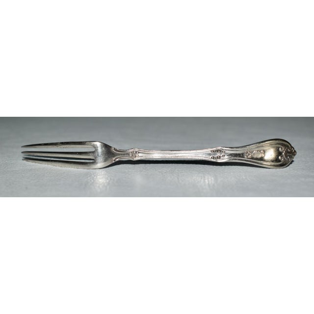 Vintage Petite Silver Plate Fork For Sale - Image 10 of 11