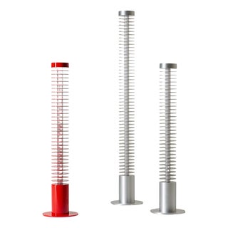 Iride Floor Lamp in Aluminium by Ico Parisi for Cassina, Set of 3 For Sale