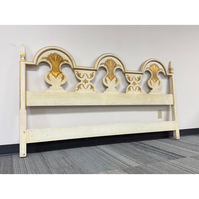 1960s John Widdicomb "Classic" French Provincial King Size Headboard For Sale - Image 5 of 6