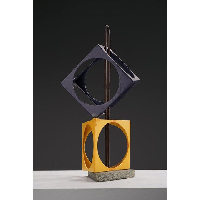 Ma. Looman, Abstract Sculpture, 1960s, Mixed Media For Sale - Image 15 of 15