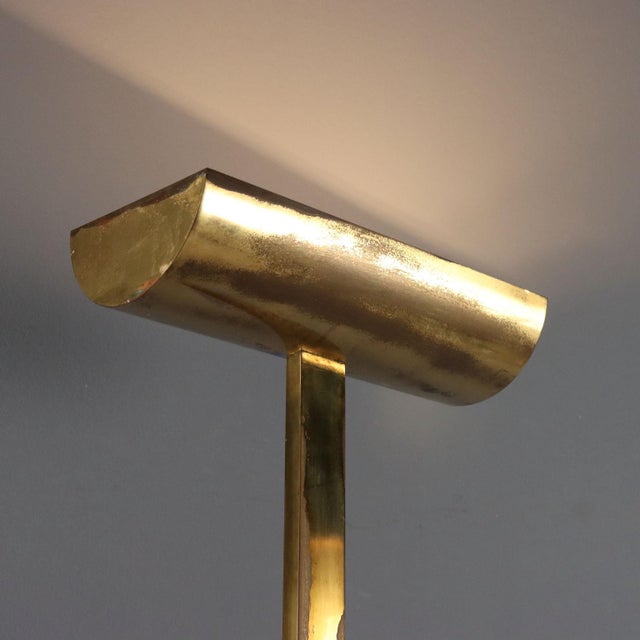 Vintage Floor Lamp in Brass, 1980s For Sale - Image 3 of 11