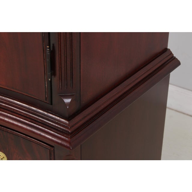 Thomasville Flame Mahogany Armoire Cabinet For Sale - Image 11 of 16