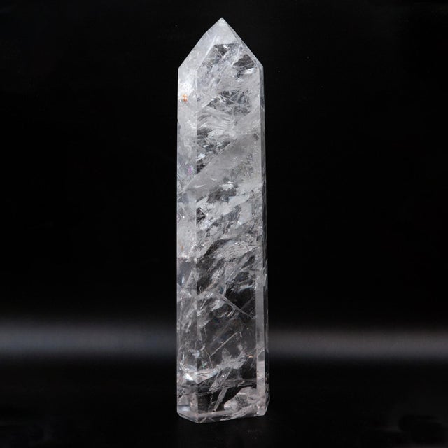 Extra large rock crystal (quartz) Point 18.25?