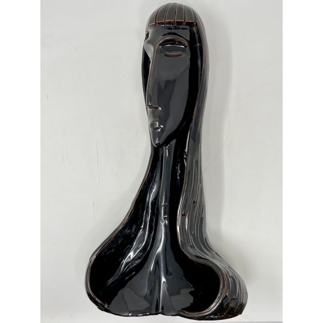 1970s Tête De Femme Sculpture, Manner of Amedeo Modigliani For Sale - Image 10 of 12