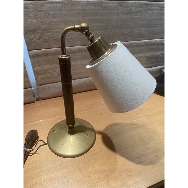 Mid Century French Adnet Style Desk Lamp For Sale - Image 11 of 11