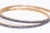 Contemporary 1990s 18k Gold Vermeil Sapphire Bangles For Sale - Image 3 of 5