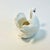 1970s Vintage Hollywood Regency Coastal German Goebel Porcelain Swan Petite Planter. For Sale - Image 9 of 13