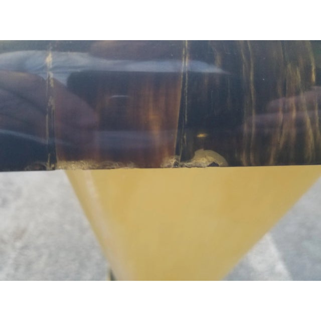 1970's Tessellated Bone and Horn Console Table For Sale - Image 12 of 12