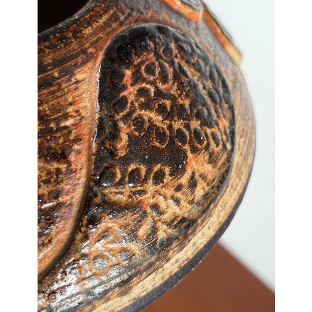 Mid-Century Modern Danish Studio Pottery Mushroom Vase in Stoneware by Haico Nitzsche for Søholm, 1960s For Sale - Image 14 of 18