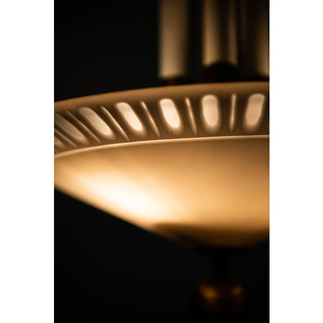 Swedish Art Deco Ceiling Lamp, 1940s For Sale - Image 6 of 9