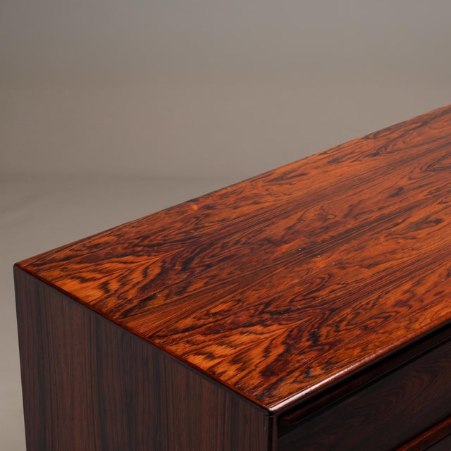 Brown Brazilian Rosewood 8 Drawer Dresser by Westnofa For Sale - Image 8 of 8
