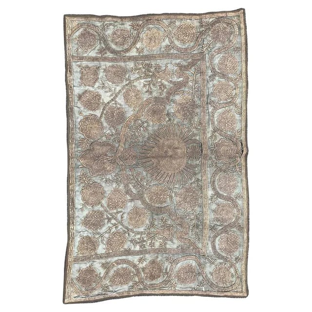 Antique Ottoman Silk and Metal Embroidery For Sale - Image 13 of 13