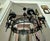 1960s Large Spanish Revival Metal Forged Black Chandelier For Sale - Image 4 of 17