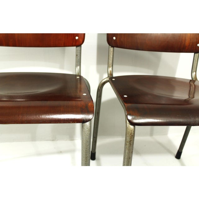 Model 106 Chairs by W. H. Gispen for Delft, 1950s, Set of 6 For Sale - Image 13 of 18