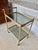 Mid 20th Century 20th Century French Brass and Glass Bar Cart For Sale - Image 5 of 13