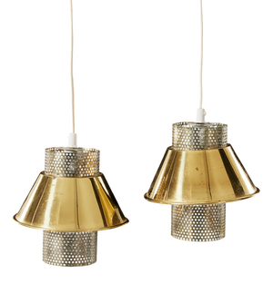Model T766 Ceiling Light attributed to Hans Agne Jakobsson for Markaryd, Sweden, 1960s