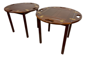 English Butler's Table, 1970, Set of 2