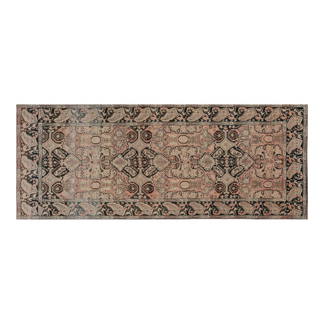 Authentic 1900s Karabagh Bold Design Handmade Wool Rug For Sale