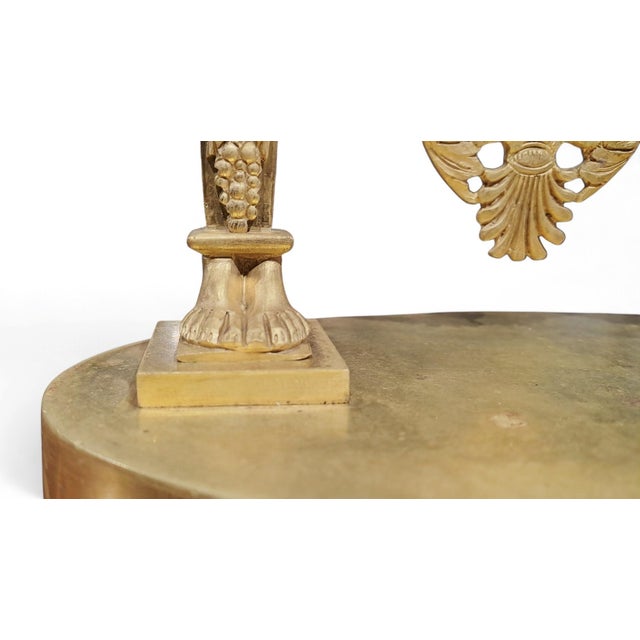 French Gilt Bronze Clock, 1800s For Sale - Image 6 of 11