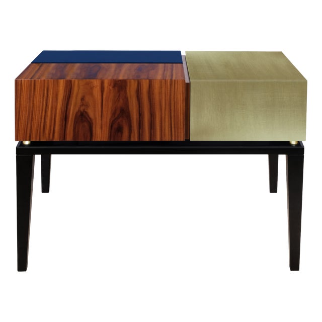 Large Proportion Bedside Table by Malabar For Sale