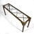 Mastercraft Brass Chinese Chippendale Console Table For Sale - Image 9 of 10