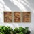Signed Original Art Mushroom Toadstools Giltwood Framed Triptych For Sale - Image 9 of 11