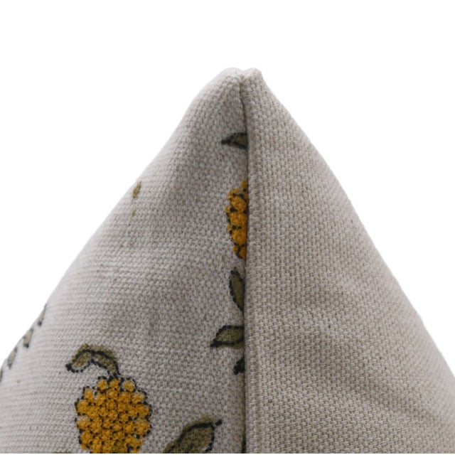 Not Yet Made - Made To Order Designer Hand Block Printed Duck Canvas Cover Pillows 24x24 Inch- Hajara Collection For Sale - Image 5 of 5
