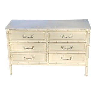 1970s Henry Link Bali Hai 6-Drawer Dresser For Sale