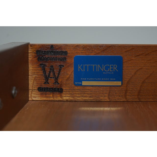 Kittinger Wa-1004 Colonial Williamsburg Mahogany Desk For Sale - Image 11 of 12