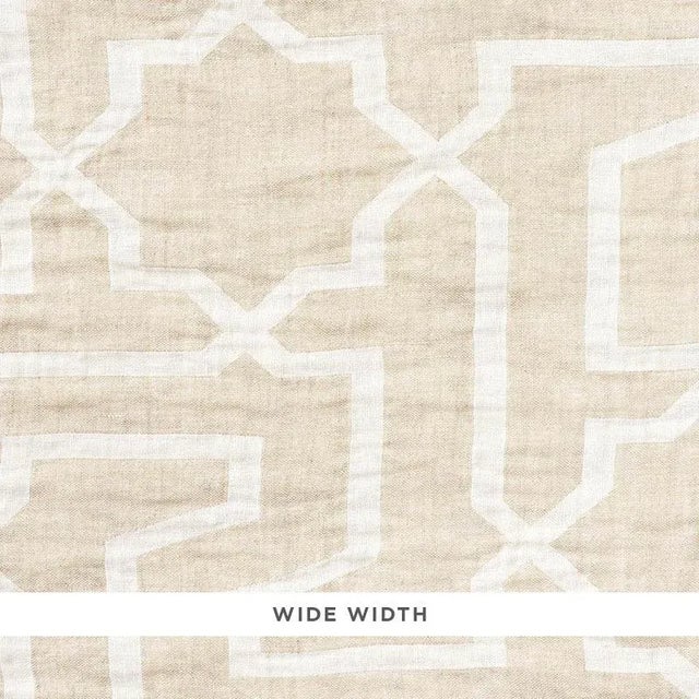 This double-width, double-faced, woven fretwork design has a special washed finish to give it a wonderfully soft hand and...