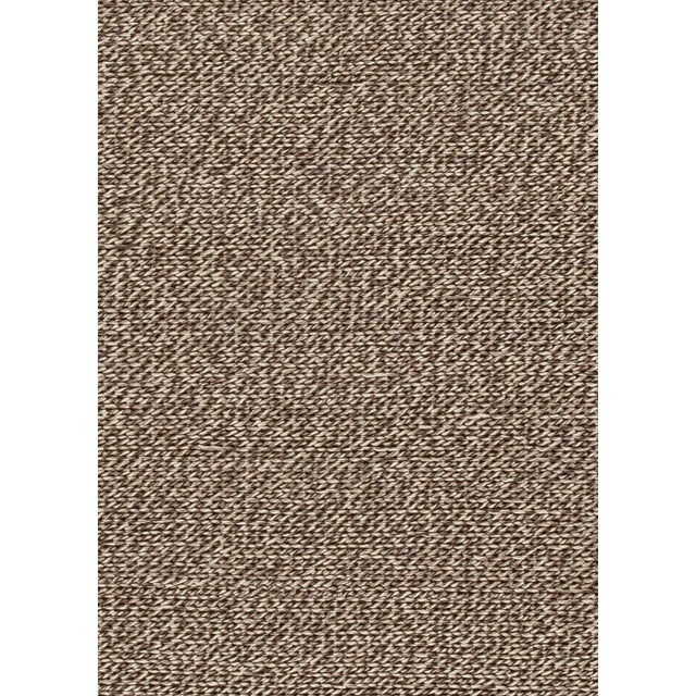 Contemporary smoked loop brown and ivory handmade wool rug by Doris Leslie Blau Size: 13'7" × 22'9" (414 × 693 cm) Flat...
