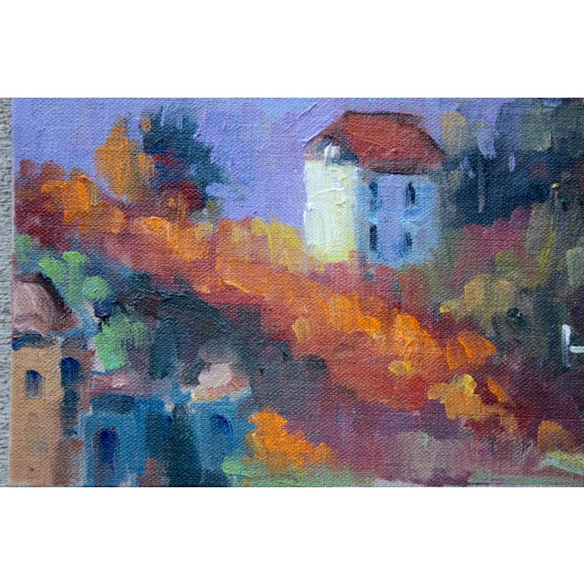 "Tuscany Glow" Contemporary Landscape Oil Painting For Sale In Reno/Lake Tahoe - Image 6 of 12