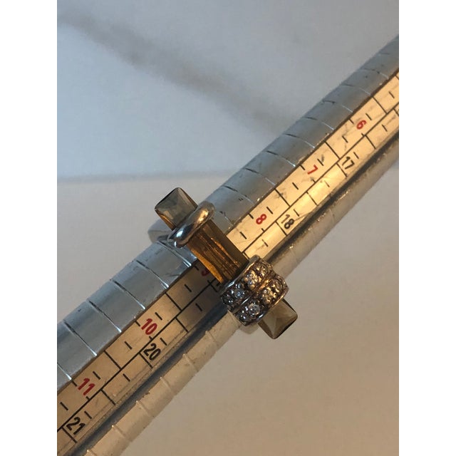 Abstract Smoky Topaz Sterling Ring (Size 9) For Sale - Image 10 of 10