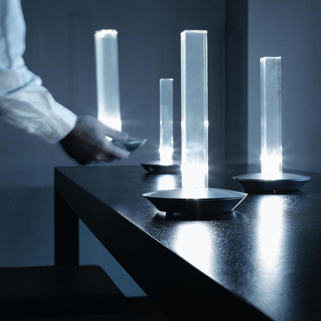 Table lamp 'cand-led' designed by marta laudani & marco romanel in 2005. Table lamp giving diffused light, with led....