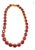 Bochic “Capri” Vintage Ruby & Diamond Necklace & Earring Set 18K Gold & Silver For Sale