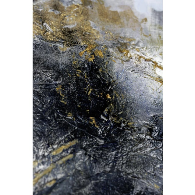 Early 21st Century Lola Vitelli, Scent of Black, Mixed Media on Canvas, 2022 For Sale - Image 5 of 9