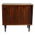 Vintage Danish Mid Century Rosewood Cabinet Credenza on Tapered Legs For Sale