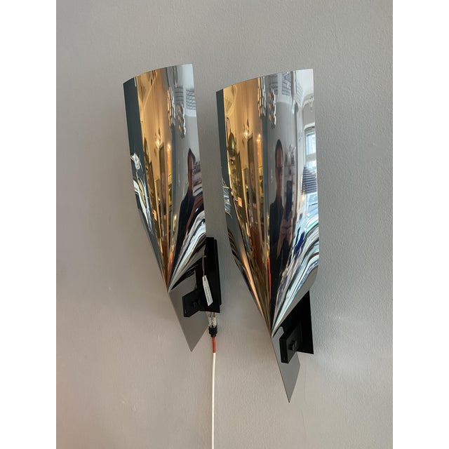 Michel Boyer Wall Lamps by Michel Boyer, 1970s, Set of 2 For Sale - Image 4 of 10