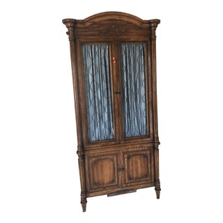 1970's French Provincial Fruitwood Armoire For Sale