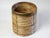1960s 1960's Italian Sculpted Pencil Reed Rattan Planter With Hammered Brass Trim For Sale - Image 5 of 5
