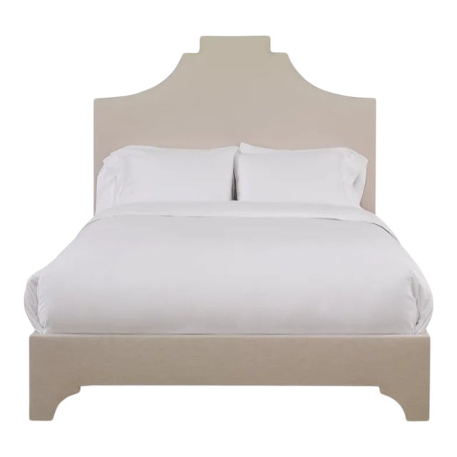 This listing is for the headboard only, and does not include the bedframe with the purchase. From Chairish's line of...