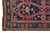 Antique Karabaugh Wool Runner in Blue and Red Designed With Tribal Pattern For Sale - Image 9 of 9