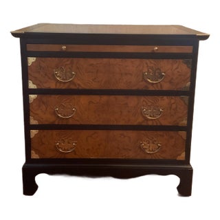 Vintage Century Furniture Chin Hua by Raymond K Sabo Chest Burlwood/Laquer Chinoiserie For Sale