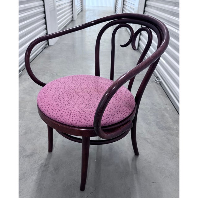 Brown Pair of Bentwood Armchairs in the Style of Thonet For Sale - Image 8 of 14