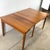 Vintage Mid-Century Console to Dining Table With Scalloped Top & Brass Sabots, 21”–78”, 1960s For Sale - Image 9 of 18